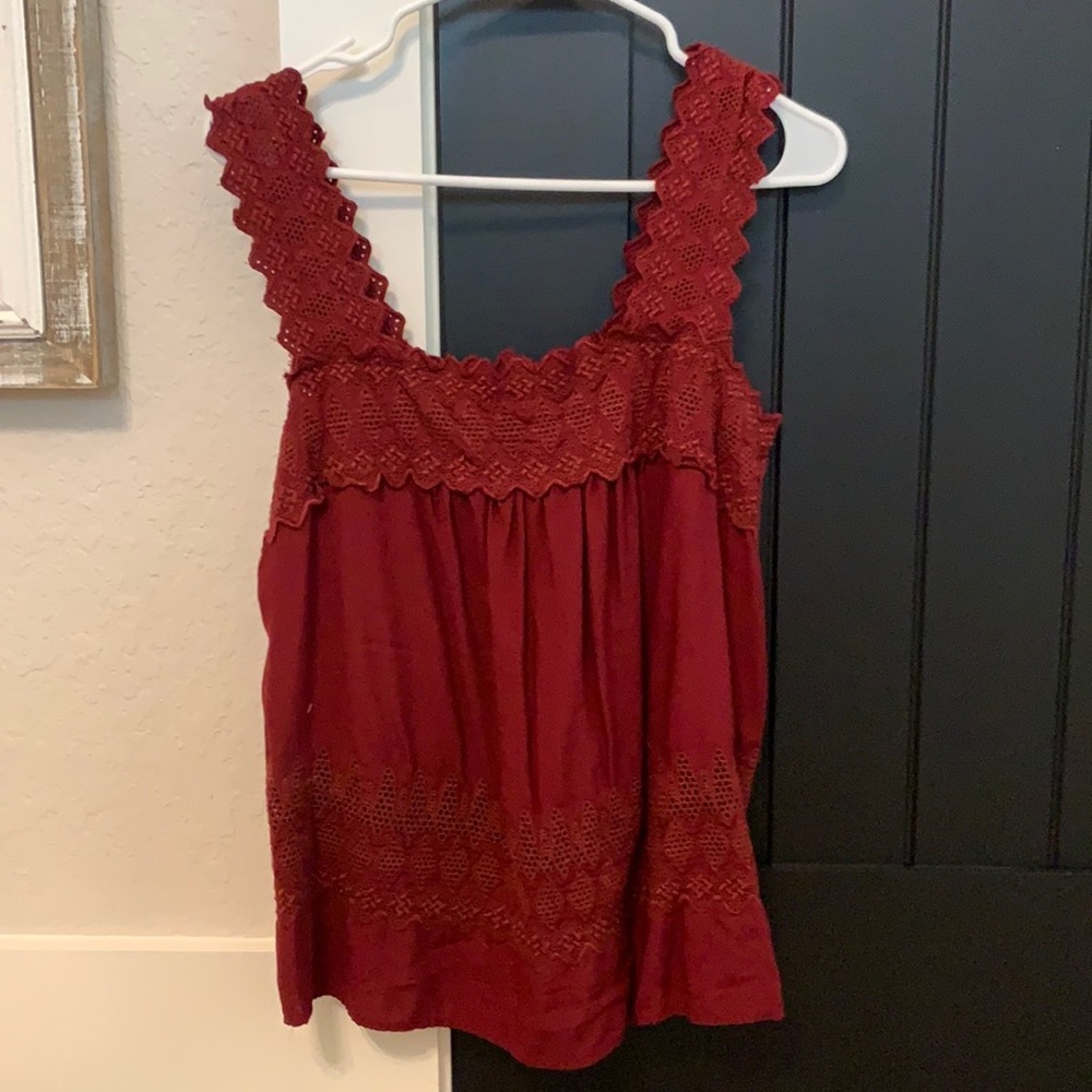 Maroon Tank Top